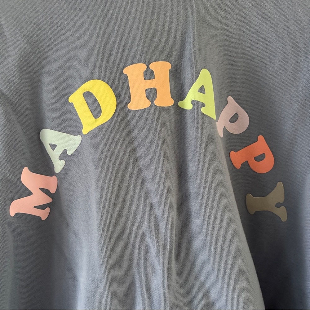 Madhappy Pastels  Logo Blue Hoodie Size L - Picture 2 of 7